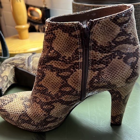 Vera Gomma Heeled Leather Booties - Picture 7 of 7
